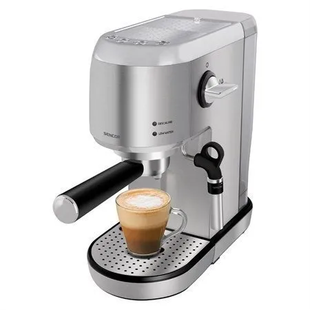 Pákový kávovar SENCOR SES 4900SS Espresso, do domácnosti, príkon 1400 W, tlak 20 bar, m
