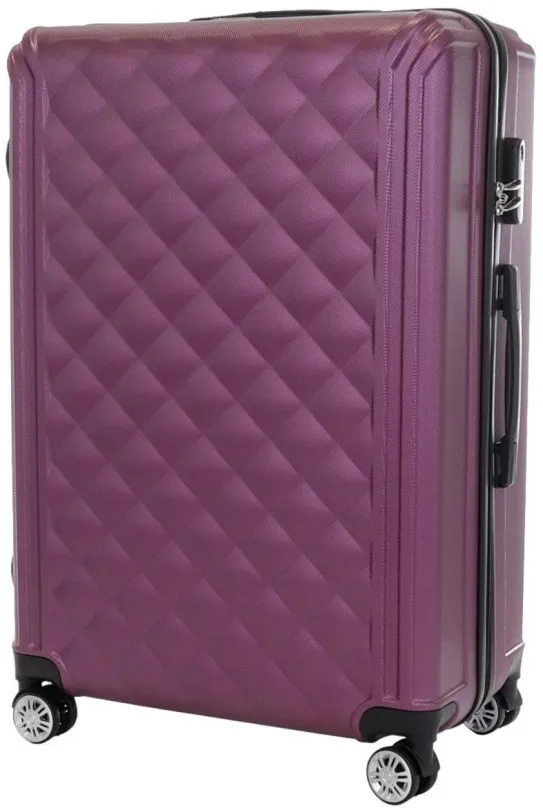 Cestovný kufor T-class® Cestovný kufor VT21191, fialová, XL