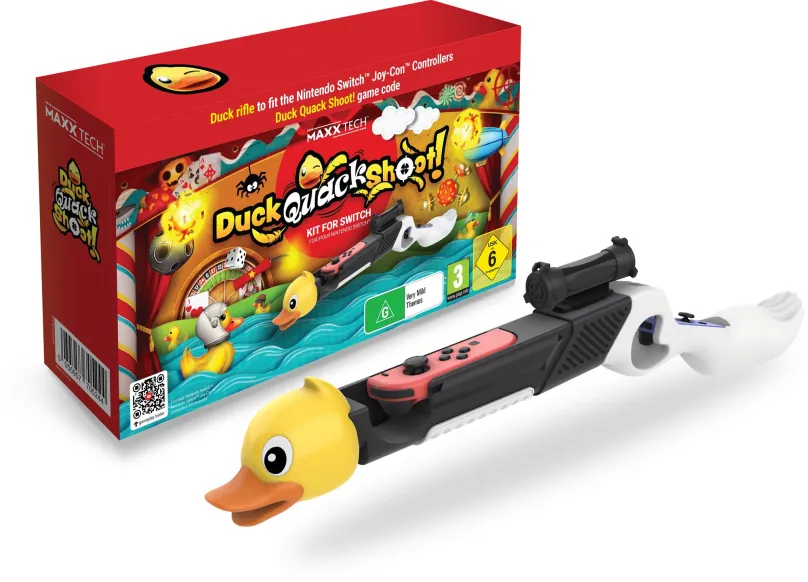 Hra na konzole Duck, Quack, Shoot! Kit - hra a sada príslušenstva pre Nintendo Switch