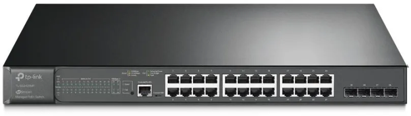 Switch TP-Link TL-SG3428MP, Omada SDN, do čajky, 24x RJ-45, 4x SFP, cloud platforma, DHCP