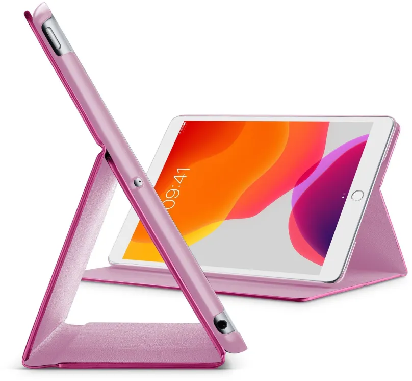 Púzdro na tablet Cellularline FOLIO pre Apple iPad 10.2" (2019/2020/2021) ružové