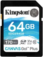 Pamäťová karta Kingston SDXC 64GB Canvas Go! Plus