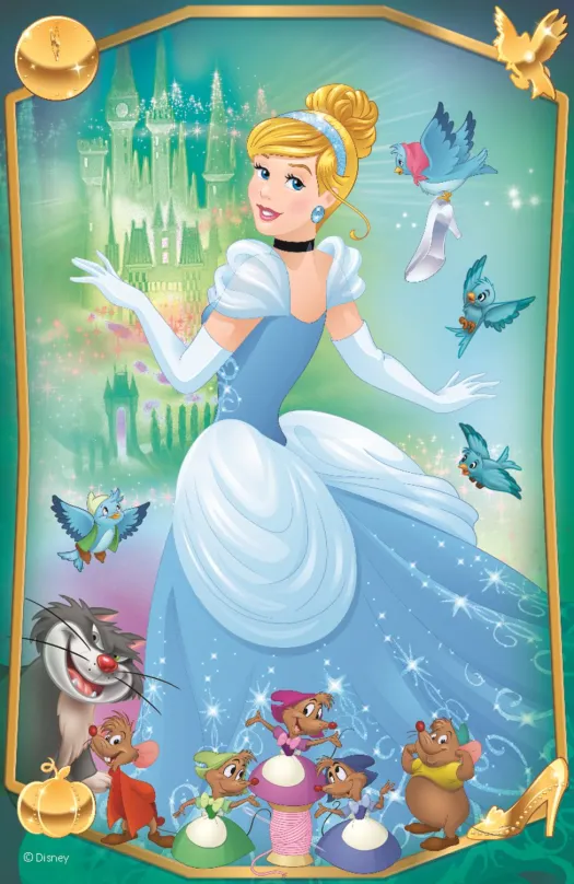 TREFL Puzzle Disney princeznej: Popoluška 54 dielikov