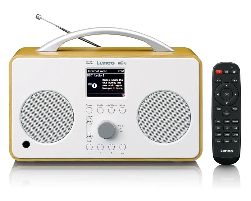 Lenco PIR-645WH - internetové rádio s DAB+/FM, Bluetooth