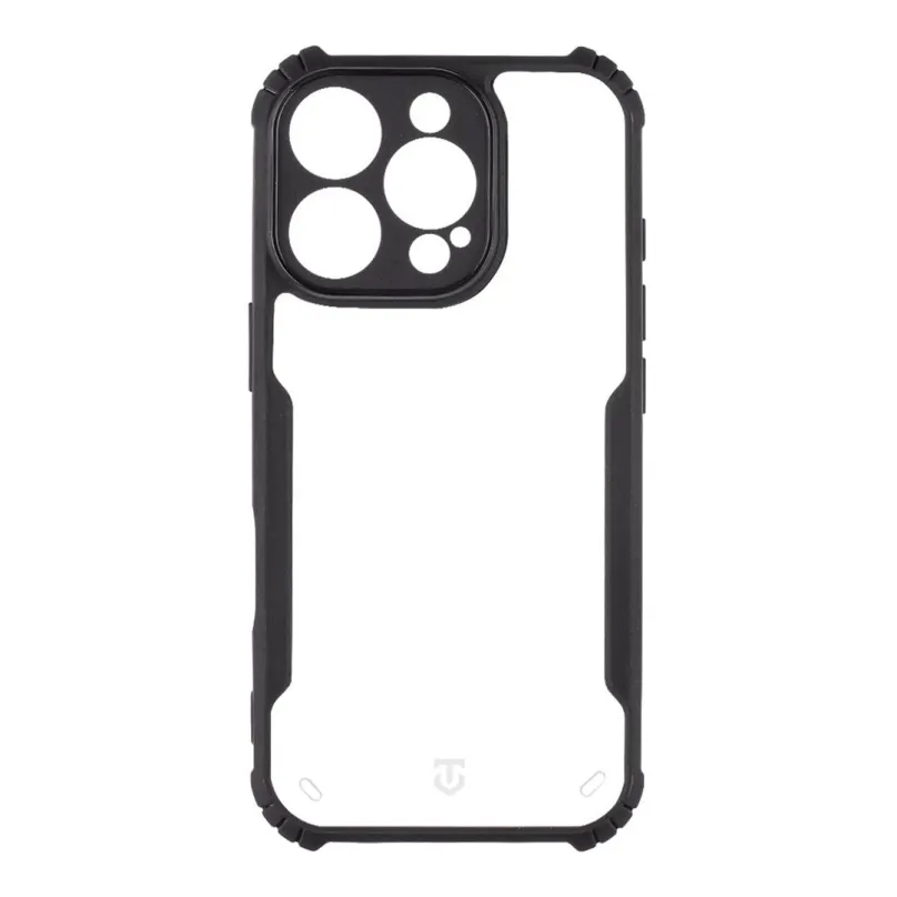 Kryt na mobil Tactical Quantum Stealth Kryt pre Apple iPhone 16 Pro Clear/Black