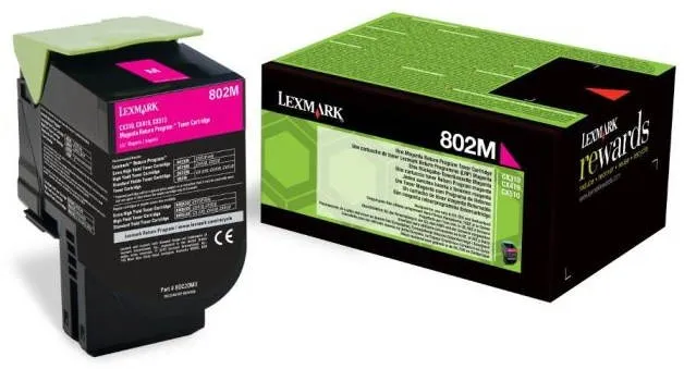 Toner LEXMARK 80C20M0 purpurový, pre tlačiarne Lexmark CX310dn, CX310n, CX410de, CX410dte,