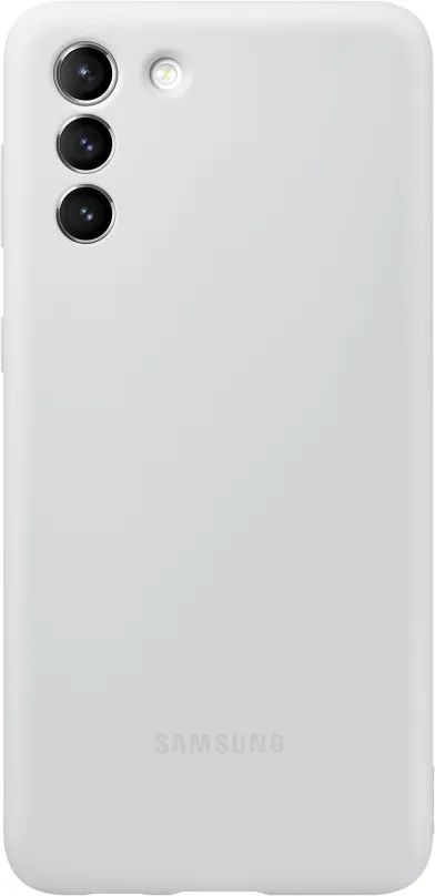 Kryt na mobil Samsung Silikónový zadný kryt svetlo pre Galaxy S21+ šedý