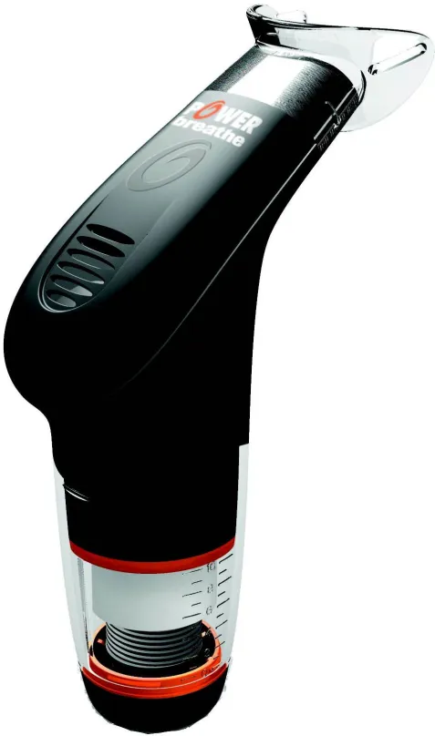 Trenažér POWERbreathe Plus Medium Special Edition Black, dýchacích svalov so záťažou 23 -