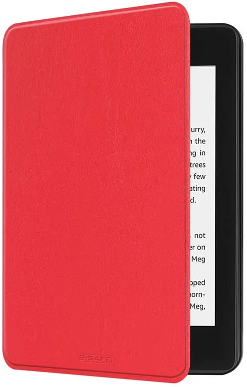 Puzdro na čítačku kníh B-SAFE Lock 1267, pre Amazon Kindle Paperwhite 4 (2018), červené