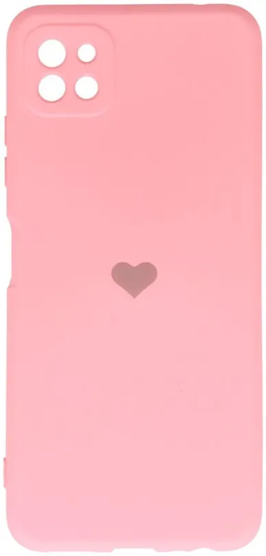 Kryt na mobil Vennus Valentínske puzdro Heart pre Samsung Galaxy A22 5G - ružové