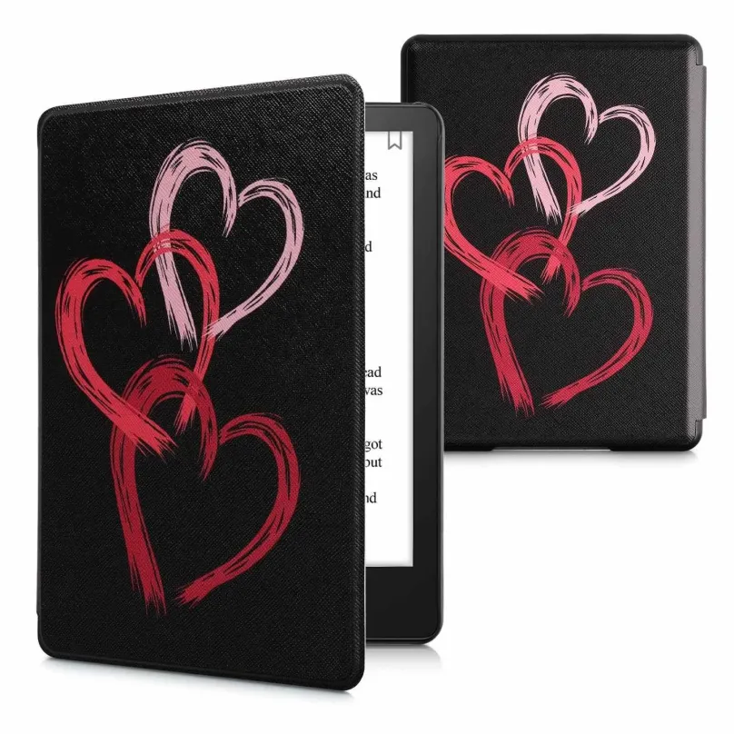 Púzdro na čítačku kníh KW Mobile - Brushed Heart Abstract - KW5625651 - Púzdro pre Amazon Kindle Paperwhite 5 (2021) - viac