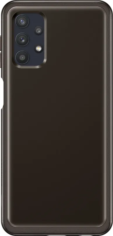 Kryt na mobil Samsung Polopriehľadný zadný kryt pre Galaxy A32 (5G) čierny
