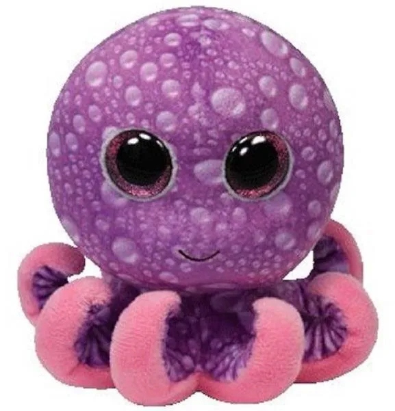 Plyšák TY Chobotnice fialové očká 24 cm