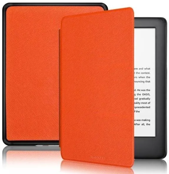 Puzdro na čítačku kníh B-SAFE Lock 1288 pre Amazon Kindle 2019, oranžové
