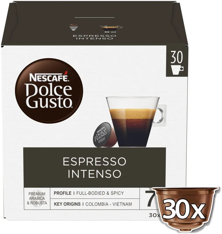 Kávové kapsule NESCAFÉ® Dolce Gusto® Espresso Intenso, 30 kapsúl v balení