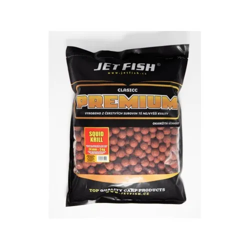 Fish Boilies Premium Clasicc Squid/Krill 5kg 24mm