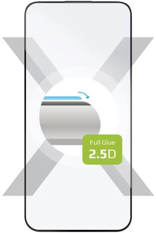 Ochranné sklo FIXED FullGlue-Cover pre Apple iPhone 15 Pro Max čierne