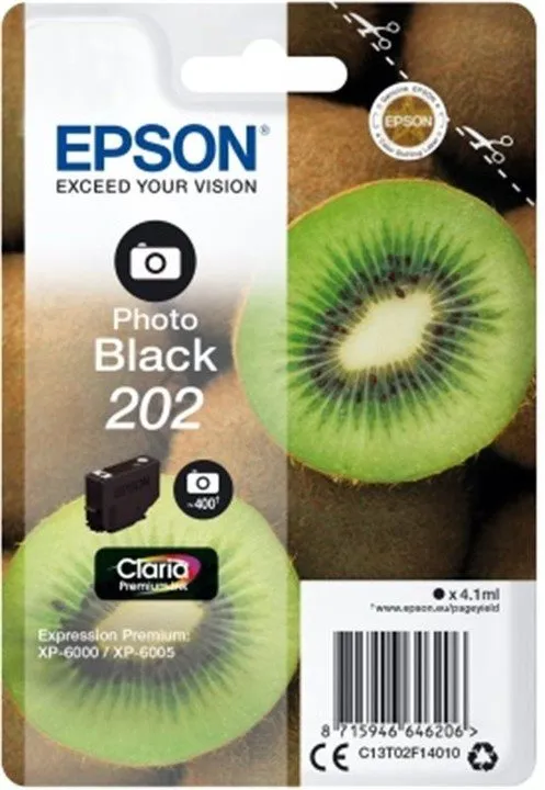 Cartridge Epson 202 Claria Premium foto čierna