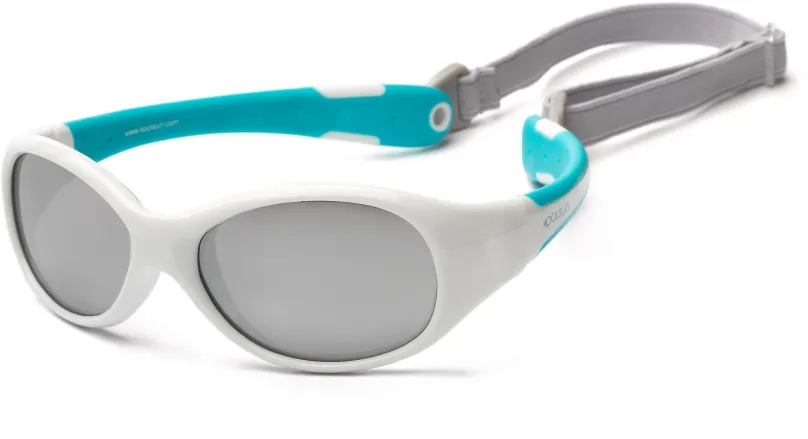 Slnečné okuliare Koolsun FLEX – Biela 0m+