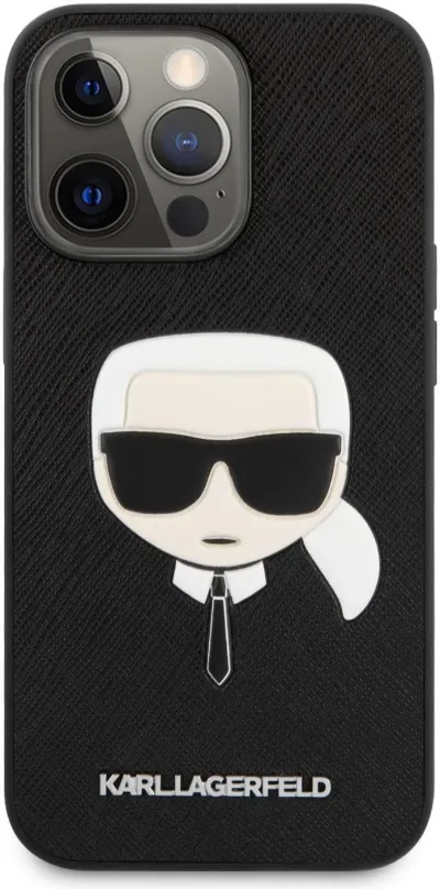 Kryt pre mobil Karl Lagerfeld PU Saffiano Karl Head Kryt pre Apple iPhone 13 Pro Black