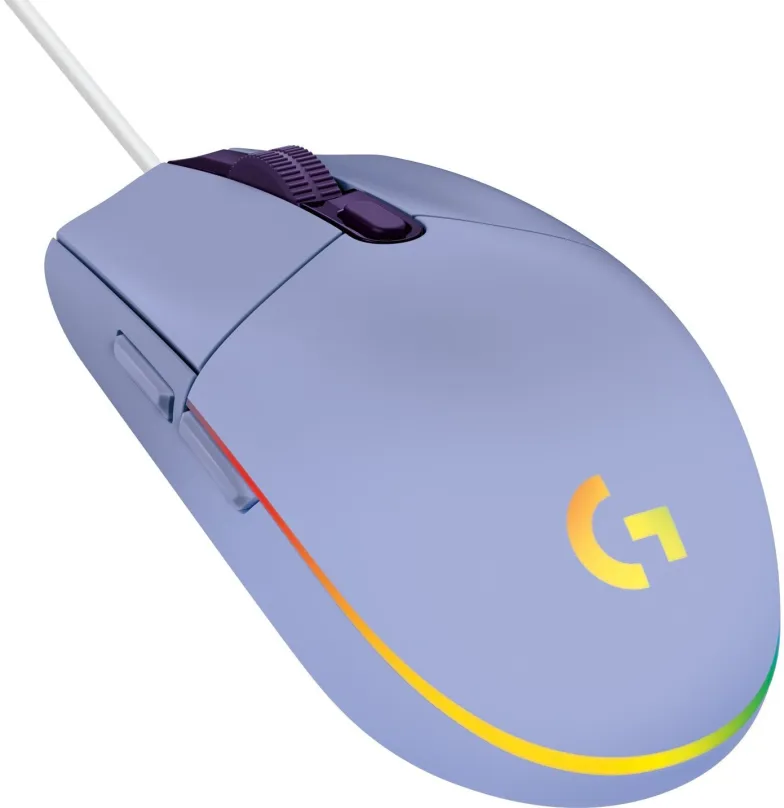 Herná myš Logitech G102 LIGHTSYNC, Lilac