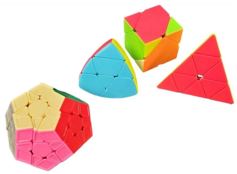 Hlavolam Leventi Rubikovej kocky QiYi cube darčekový set