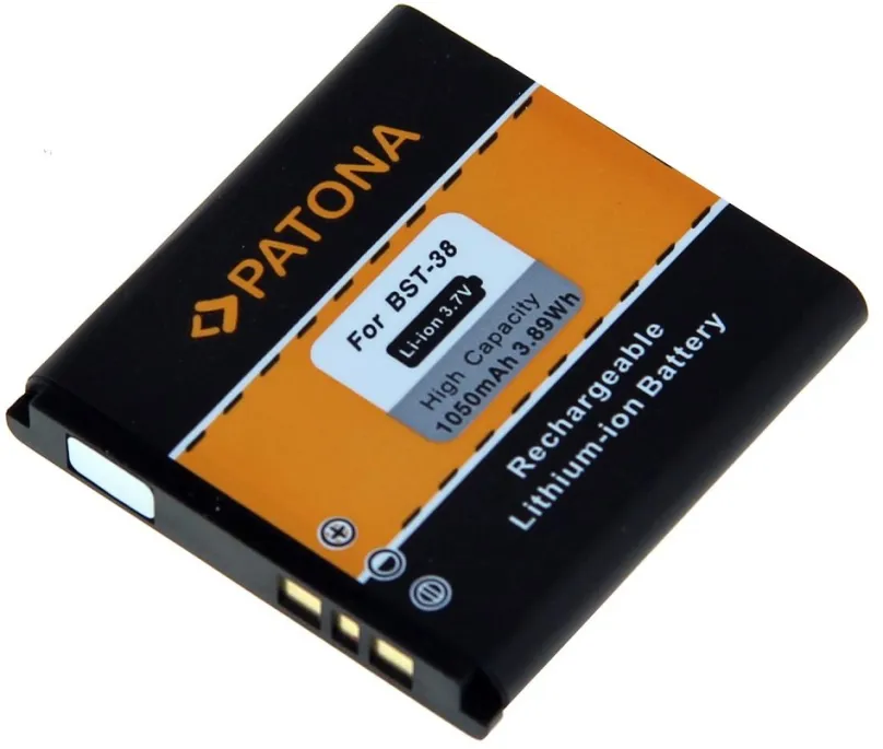 Batérie pre mobilný telefón Paton pre Sony Ericsson BST-38 1050mAh 3,8V Li-Ion