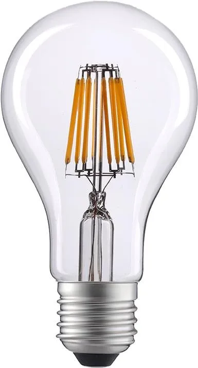 LED žiarovka Retro Filament číra A70 14W / 230V / E27 / 6500K / 1870 / 360 ° / A++