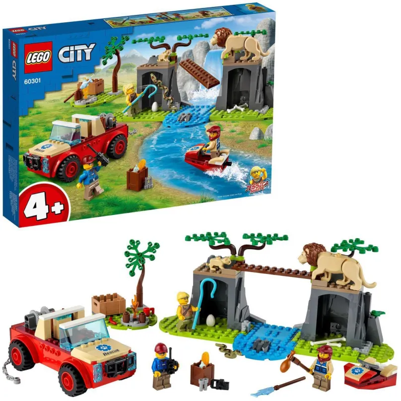 LEGO stavebnica LEGO® City 60301 Záchranársky teréniak do divočiny