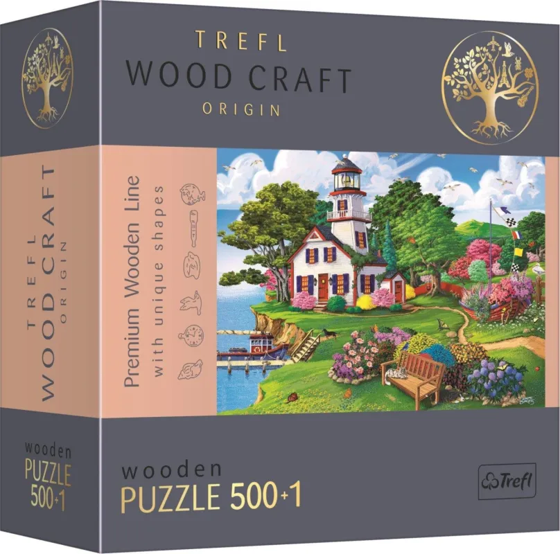 Puzzle Trefl Wood Craft Origin puzzle Letné útočisko 501 dielikov