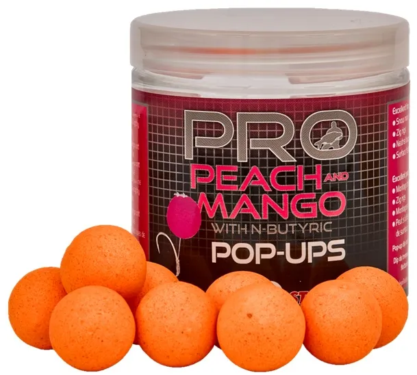 Starbaits Pop-Up Pre Peach & Mango 50g 12mm