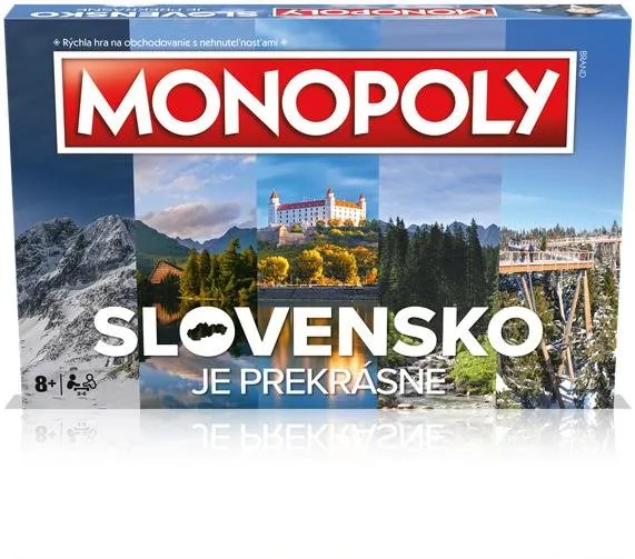 Dosková hra Monopoly Slovensko je prekrásne