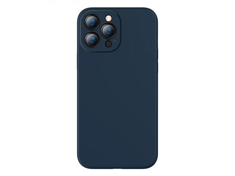 Baseus púzdro pre iPhone 13 Pre Max Liquid Gél modrá