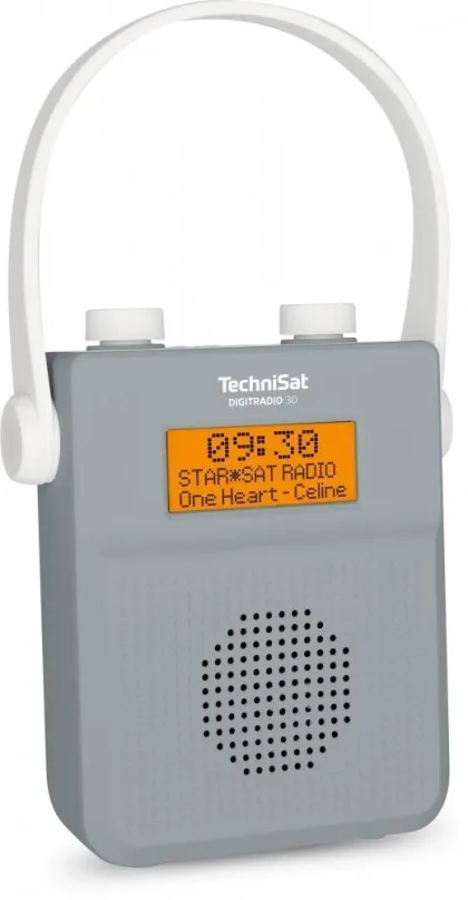 Rádio TechniSat DIGITRADIO 30 duschdab+ sivá