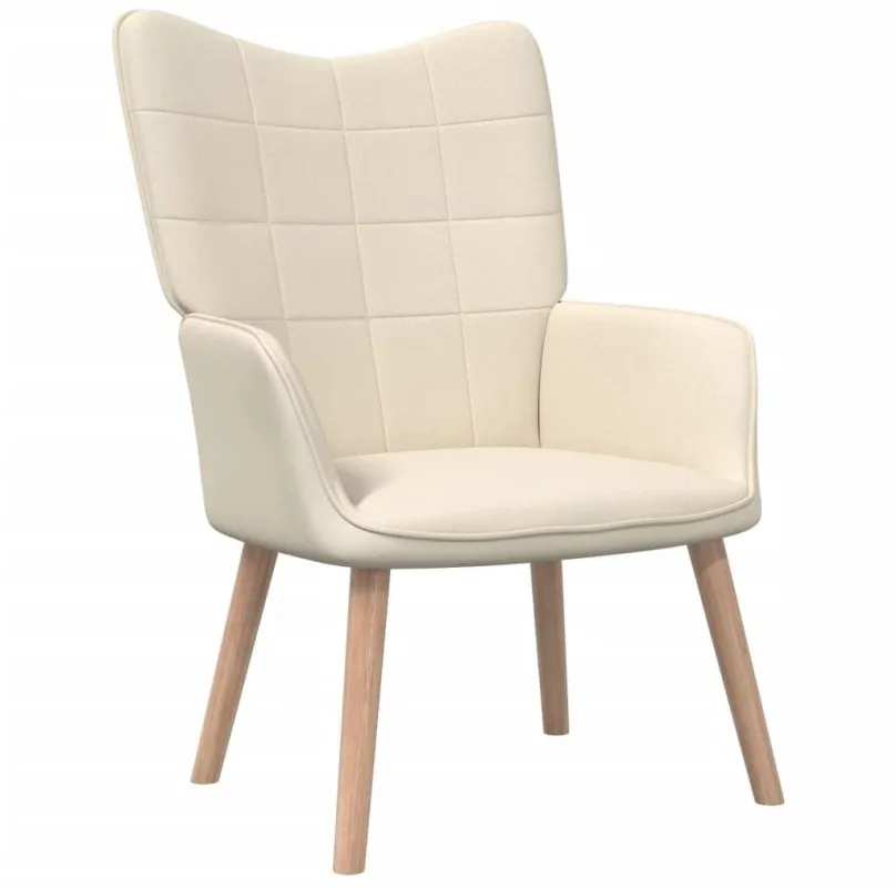 Kreslo Relaxačné stoličky krémová textil, 327921