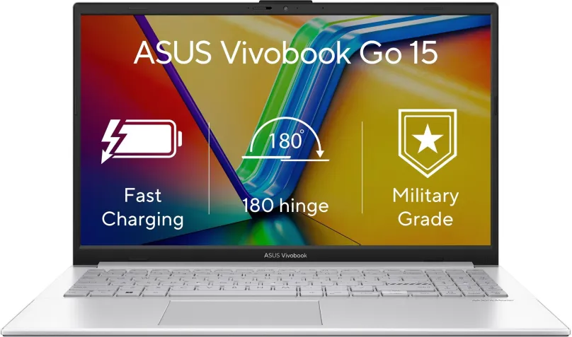 ASUS Vivobook Go 15 E1504FA-BQ570W Cool Silver, AMD Ryzen 3 7320U, 15.6" IPS ant