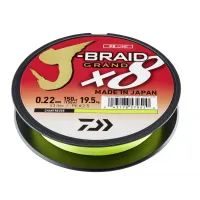 Daiwa Šnúra J-Braid Grand X8 Chartreuse 135m 0,28mm 26,5kg