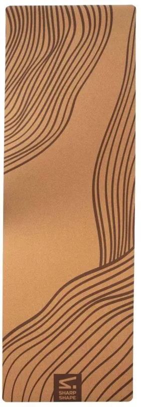Jogamatka Sharp Shape Cork yoga mat Zen, rozmery 183x61 cm, hrúbka 0,35 cm, protišmykov