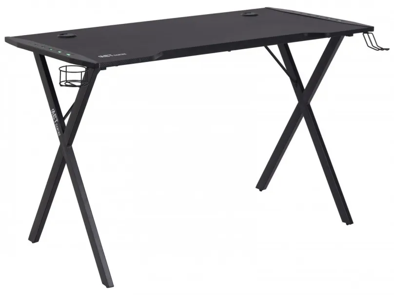 Herný stôl DESIGN SCANDINAVIA Elijah 120 cm, čierny