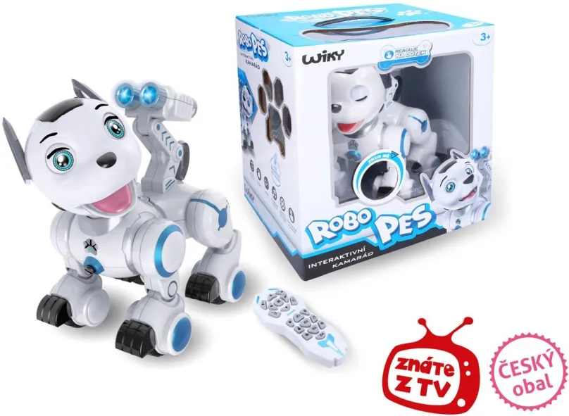 Robot Wiky Robo-pes, hračka, programovateľný, na ovládanie a interaktívne, zvieracie, ovlá