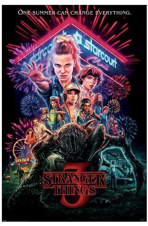 Plagát Stranger Things - Summer of 85