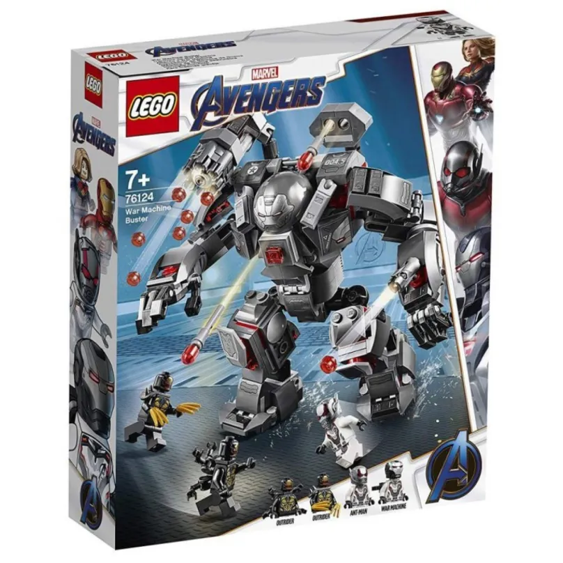LEGO stavebnice LEGO Super Heroes 76124 War Machine v robotickom obleku