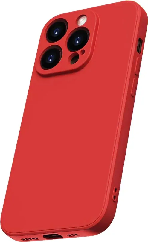 Kryt na mobil Lenuo TPU obal na iPhone 15 Pre červená