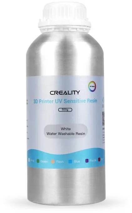 UV resin Creality Water Washable Aluminum Can grey, šedá farba, hmotnosť 1 kg