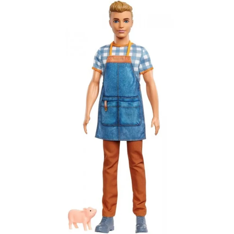 Barbie Farmár Ken so prasiatkom, Mattel GJB62