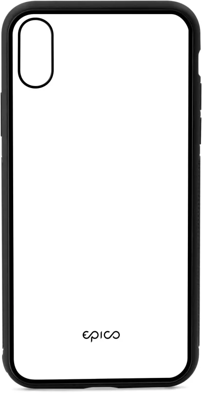 Kryt na mobil Epico Glass pre iPhone XS Max - transparentný/čierny