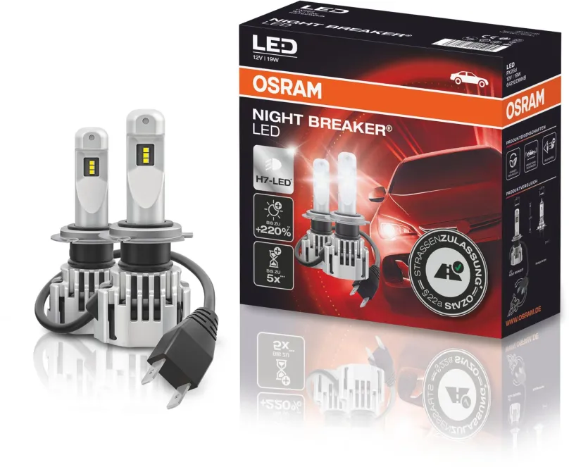LED autožiarovka OSRAM LED H7 Night Braker BMW 1 (E81, E82, E87, E88)
Facelift 2007-2013 ,E9 5475 + Canbus
