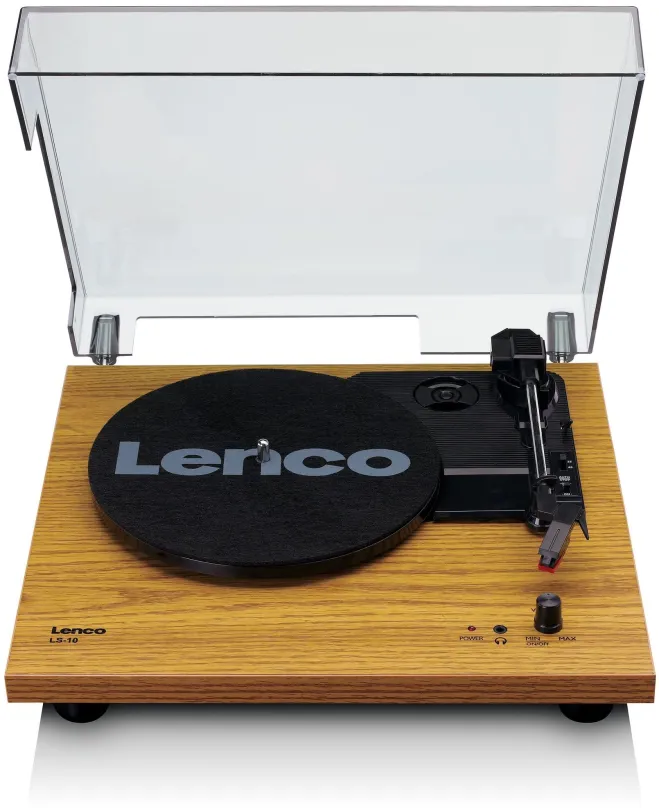 Lenco LS-10 - Wood, Gramofón so vstavanými reproduktormi