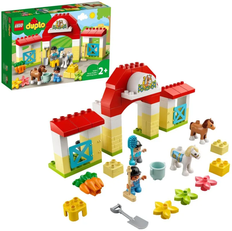 LEGO stavebnica LEGO® DUPLO® 10951 Stajňa s poníkmi