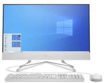 All In One PC HP 24-df0001nc White, 24" 1920 × 1080, Intel Celeron J4025 Gemini Lake